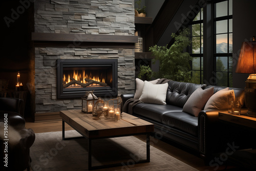 Feel the warmth of home and hearth with cozy images that embody comfort and security © Mamital