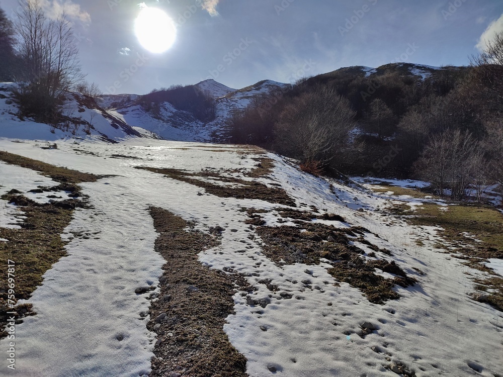 Campitello Matese - Scorcio a monte della pista Del Caprio
