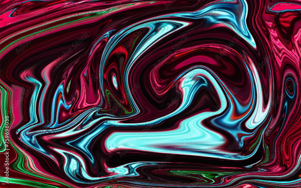 Fototapeta premium Abstract liquid marble background