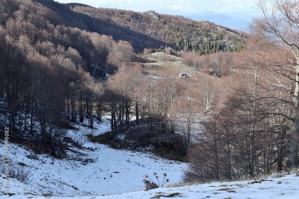 Campitello Matese - Scorcio verso la pista Lavarelle