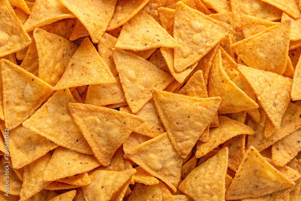 Mexican nachos background. Top view. Close up. Mexican nachos background. Top view. Close up.