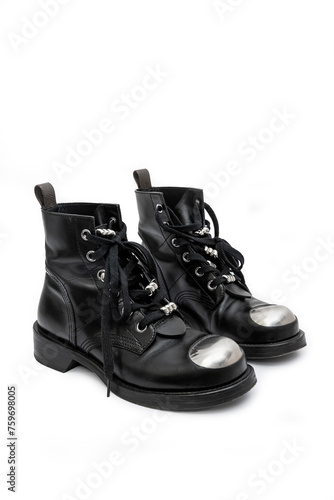 Boots on a white background. womens boots. women`s shoes