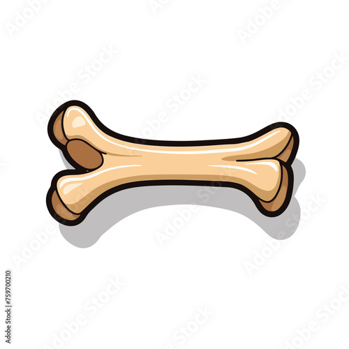 Dog bone isolated icon design vector illustration 