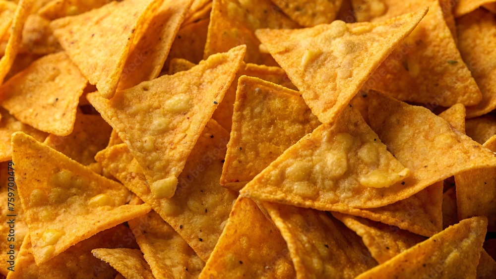 Mexican nachos background. Top view. Close up. Mexican nachos background. Top view. Close up.