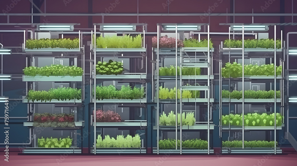vertical farm for sustainability growing microgreens