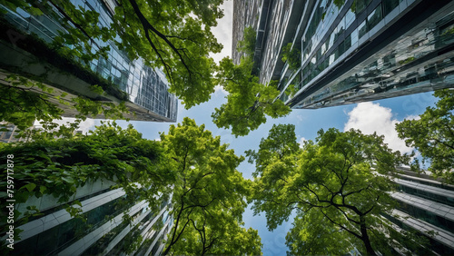 City Trees Offering Green Oasis in Urban Jungle