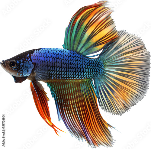 The Beautiful Betta Fish, PNG image