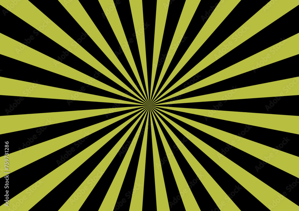 Vector black and yellow sunburst background,Abstract ray or sunbeam wallpaper,vector illustration Vector black and yellow sunburst background,Abstract ray or sunbeam wallpaper,vector illustration