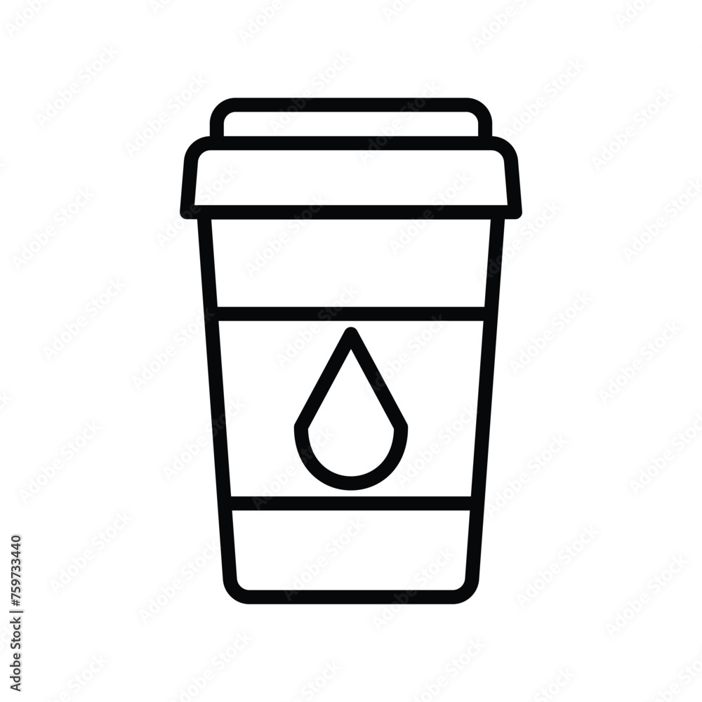 coffee cup icon vector template design flat and simple coffee cup icon vector template design flat and simple