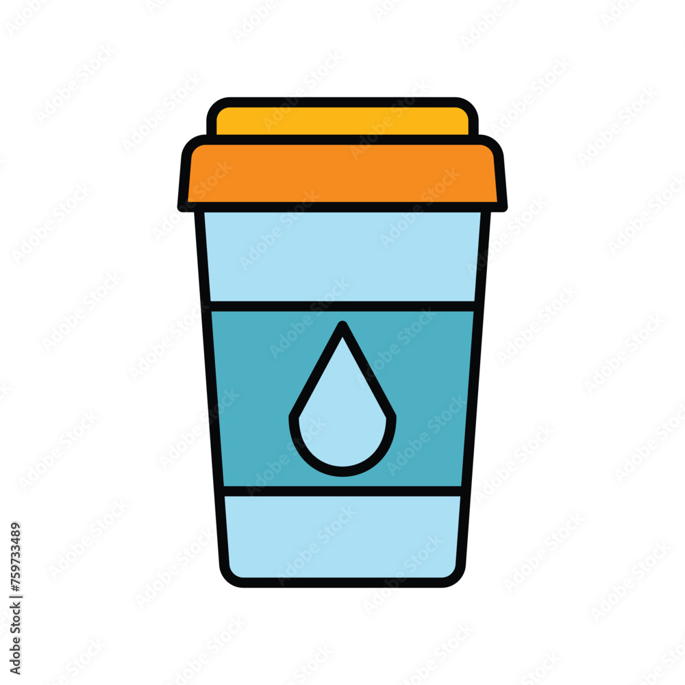 coffee cup icon vector template design flat and simple coffee cup icon vector template design flat and simple