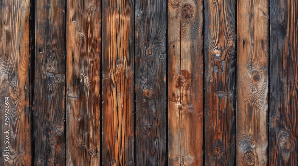 Detailed image of old dark wooden planks showcasing rich tones and natural wood textures Detailed image of old dark wooden planks showcasing rich tones and natural wood textures