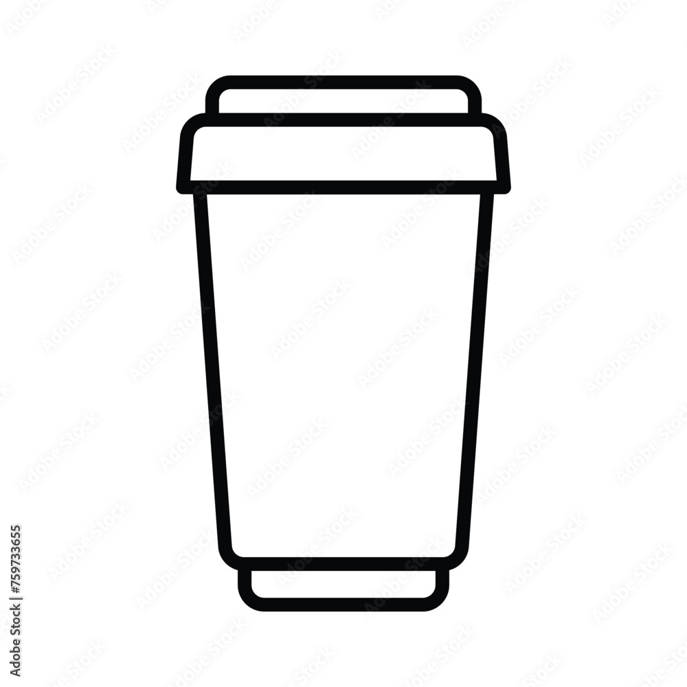 coffee cup icon vector template design flat and simple coffee cup icon vector template design flat and simple