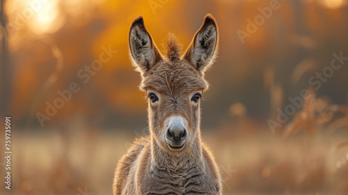 wildlife photography, authentic photo of a donkey in natural habitat, taken with telephoto lenses, for relaxing animal wallpaper and more © elementalicious