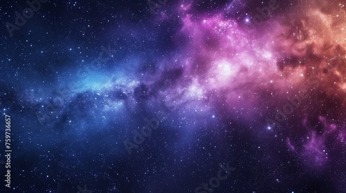 An artistic rendering of a galaxy with blue and purple hues, capturing the dynamics and beauty of the cosmos