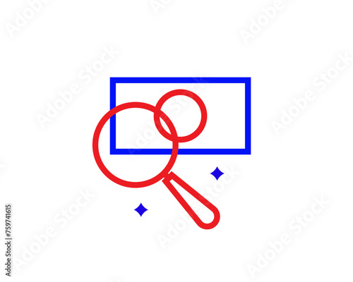 search money  illustration in line style design. Vector illustration.	