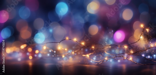 lights string background