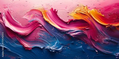 Art backgrounds with expressive brush strokes and vibrant colors