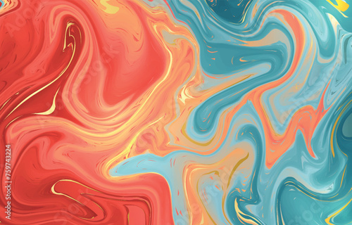 Liquid marbling paint texture background. Fluid painting abstract texture.