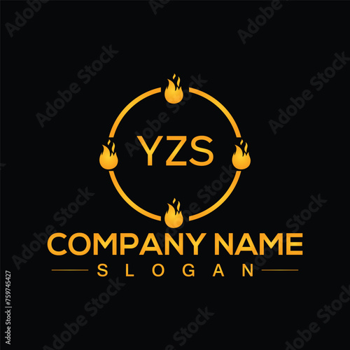 Letter YZS logo design template vector for corporate business