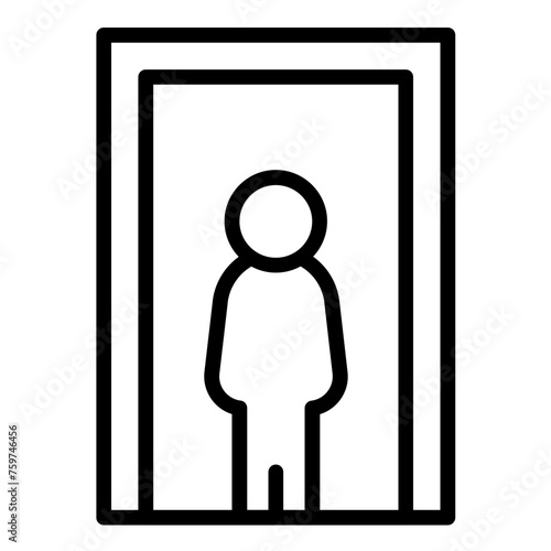 Vector Design Security Checkpoint Icon Style