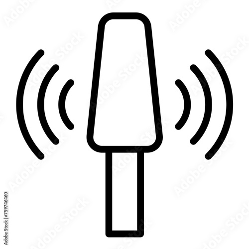 Vector Design Metal Detector Icon Style