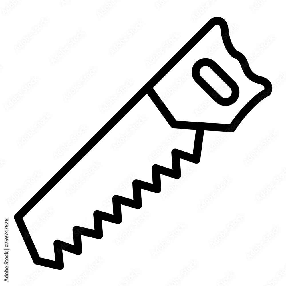 Vector Design Saw Icon Style Vector Design Saw Icon Style
