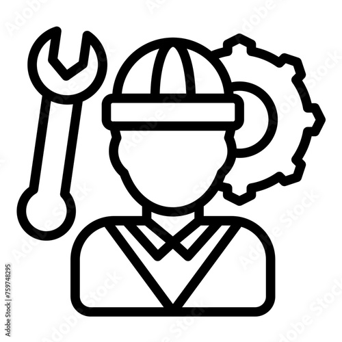Vector Design Mechanical Engineering Icon Style