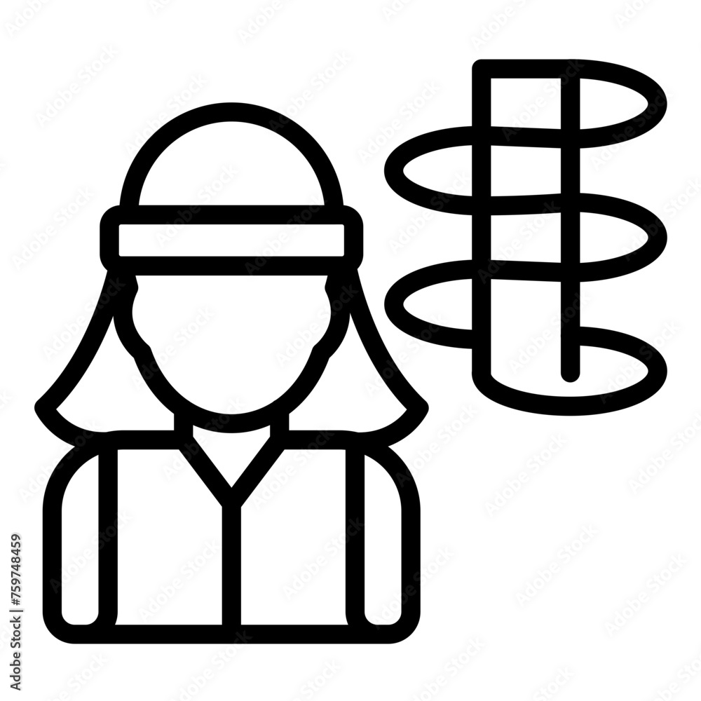Vector Design Geotechnical Engineer Icon Style Vector Design Geotechnical Engineer Icon Style