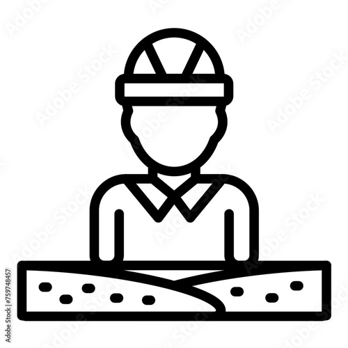 Vector Design Soil Engineer Icon Style