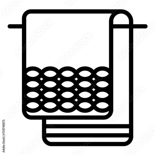 Vector Design Towels Icon Style