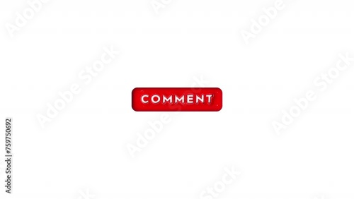 Subscribe, like, comment, share digital 3d bubble animation. Rough and fun motion graphic with simple typography. High quality 4K video