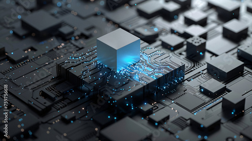 Future intelligent technology large model AI chip 