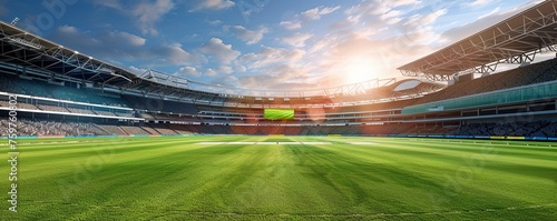 An international cricket stadium boasting a LEED Platinum certification photo