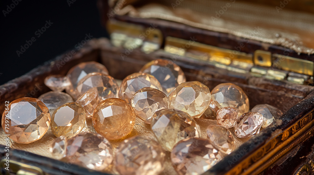 Diamonds In The Treasure Chest Background Diamonds In The Treasure Chest Background