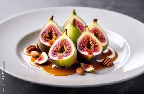 fresh figs on a plate