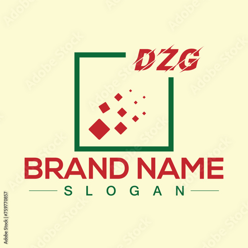 DZG creative logo design for company branding photo