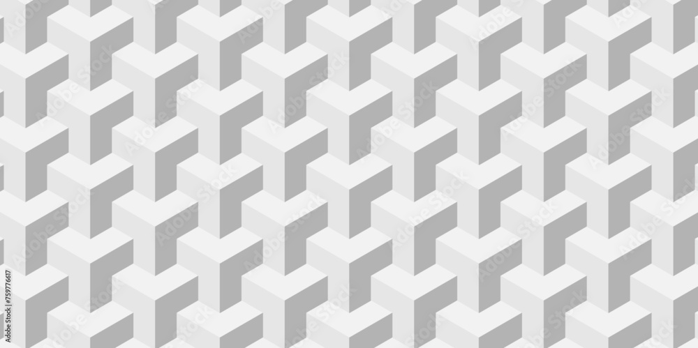Modern cubes geometric tile and mosaic wall or grid backdrop hexagon technology wallpaper background. white and gray geometric block cube structure backdrop grid triangle texture vintage design. Modern cubes geometric tile and mosaic wall or grid backdrop hexagon technology wallpaper background. white and gray geometric block cube structure backdrop grid triangle texture vintage design.