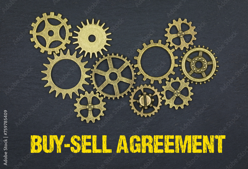 Buy-Sell Agreement	 - obrazy, fototapety, plakaty 