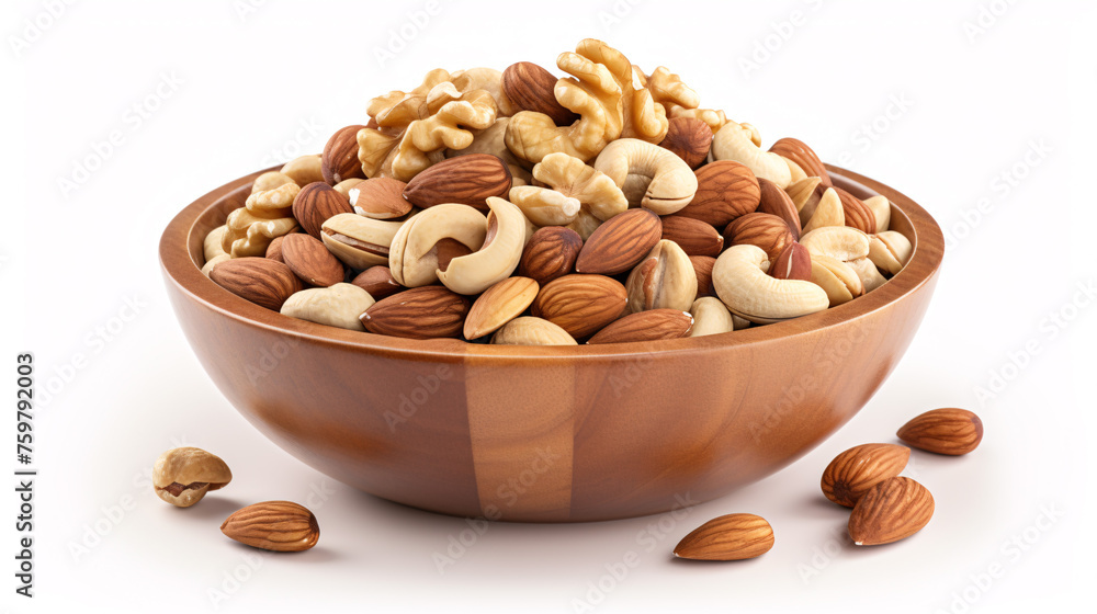 bowl of mixed nuts bowl of mixed nuts