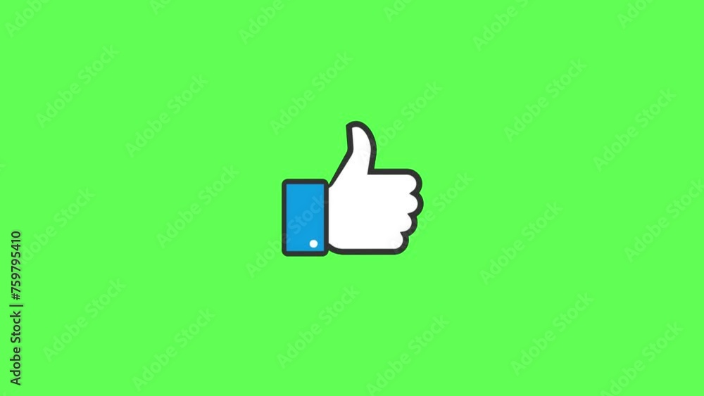 Thumb up like icon animation, like emoji icon, hand gesture like icon. Animation of a cool thumbs like icon Thumb up like icon animation, like emoji icon, hand gesture like icon. Animation of a cool thumbs like icon