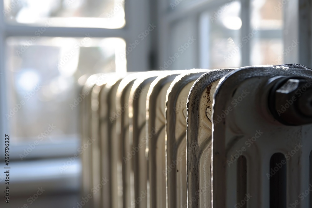 Efficient Central Heating Radiator: Retro Metal Style for Cozy Home Efficient Central Heating Radiator: Retro Metal Style for Cozy Home