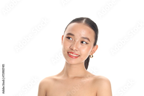 Young beautiful asian women