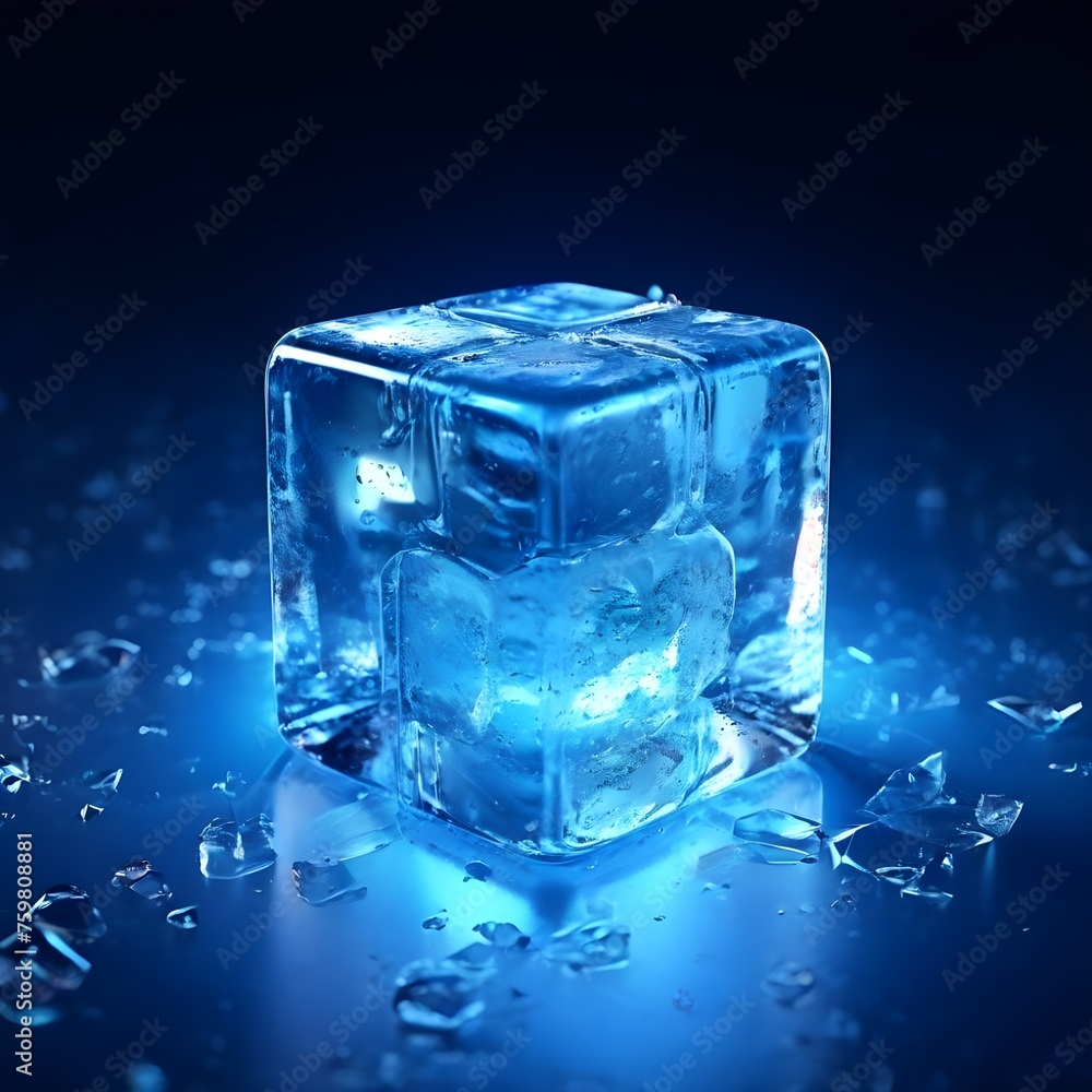 ice cubes on black background ice cubes on black background