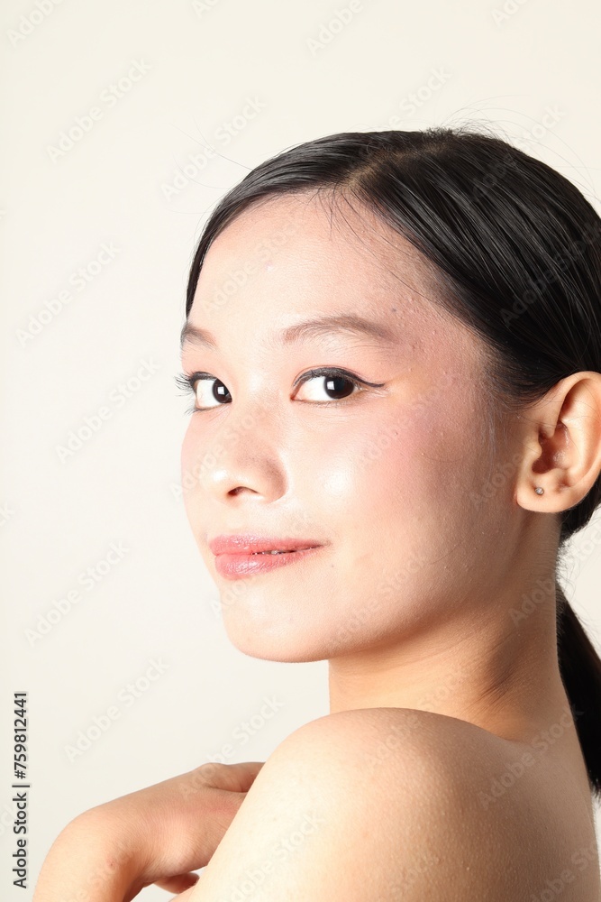 Beautiful asian woman