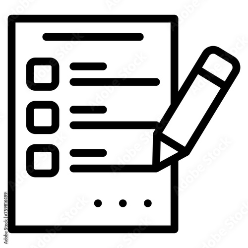 icon blank papper