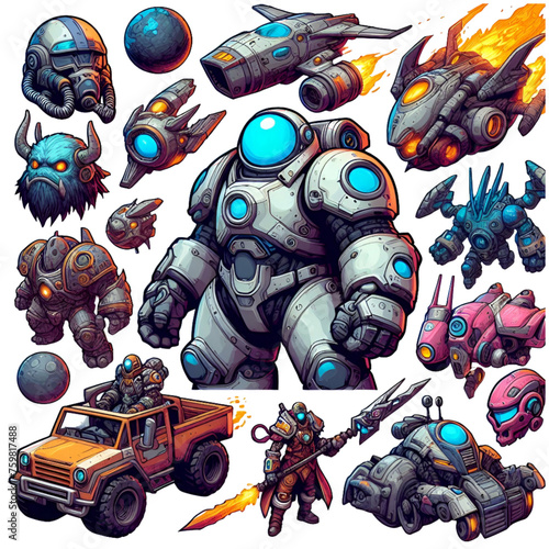 set of cars