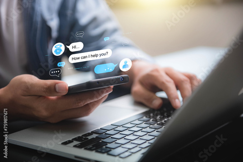 Digital chatbots are used by customers to give them access to data and information in online networks, service applications, worldwide connectivity, artificial intelligence (AI), innovation.