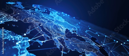 world internet digital background