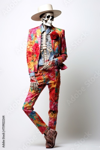 Skeleton Fashion Model
