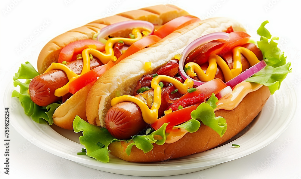 Mouthwatering Delight: Fresh Hot Dog, Perfectly Grilled Mouthwatering Delight: Fresh Hot Dog, Perfectly Grilled
